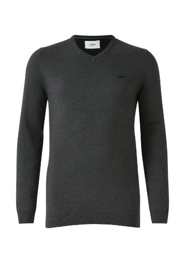 Picture of s.Oliver Tall Men Knit Jumper V-Neck