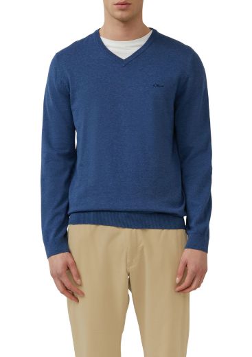 Picture of s.Oliver Tall Men Knit Jumper V-Neck