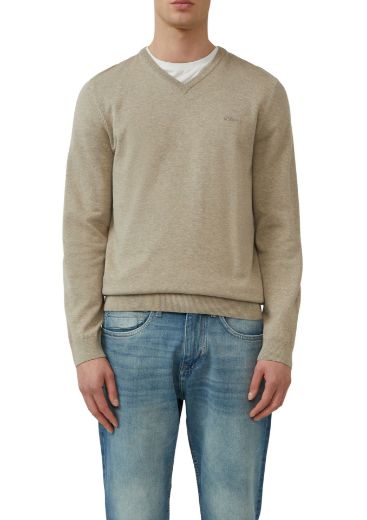 Picture of s.Oliver Tall Men Knit Jumper V-Neck