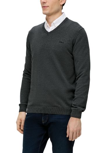 Picture of s.Oliver Tall Men Knit Jumper V-Neck