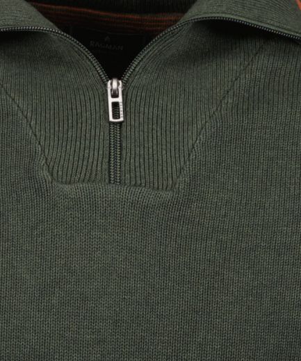 Picture of Tall Men Troyer Knit Jumper, asphalt