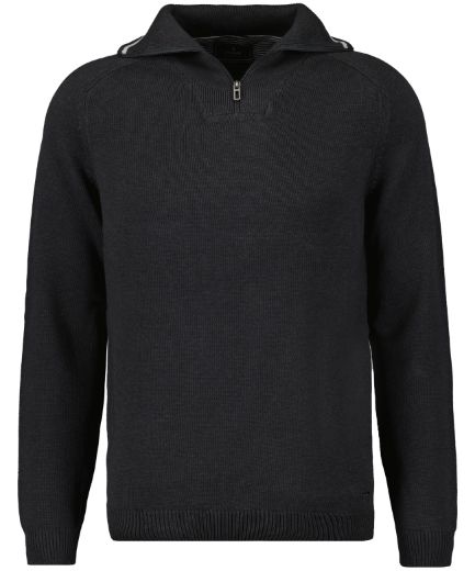Picture of Tall Men Troyer Knit Jumper, asphalt