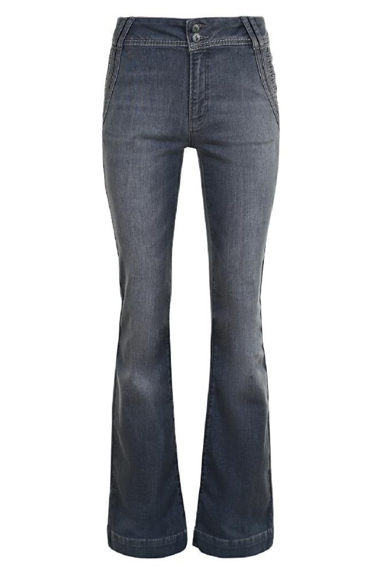 Picture of Tall Women Bootcut Jeans Flynn Pocket L34 & L36 Inch, smoke grey
