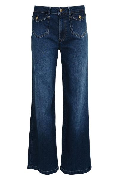 Show details for Tall Women Jeans Bobby Pocket Semi-Wide Leg L34 & L36 Inch, raw blue Picture of Tall Women Jeans Bobby Pocket Semi-Wide Leg L34 & L36 Inch, raw blue