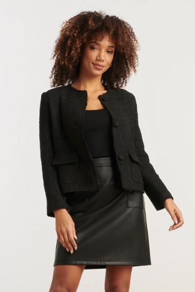 Show details for Tall Women Tweed Jacket Picture of Tall Women Tweed Jacket