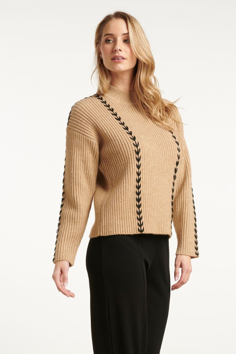 Picture of Women Knit Sweater Ripped