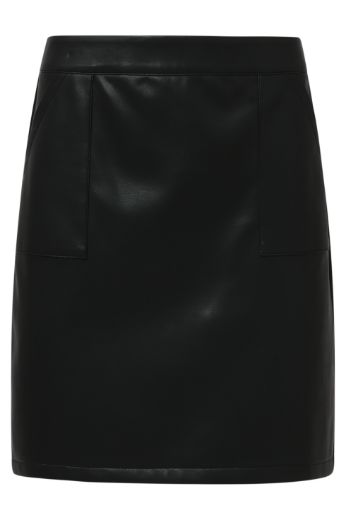 Image de Jupe Cintrée Simili Cuir Mini