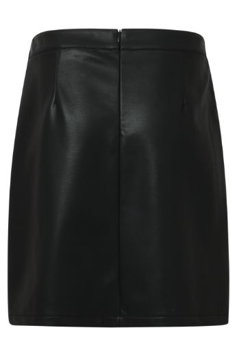 Image de Jupe Cintrée Simili Cuir Mini
