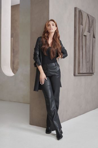 Bild von Tall Damen Faux Leather Hosen