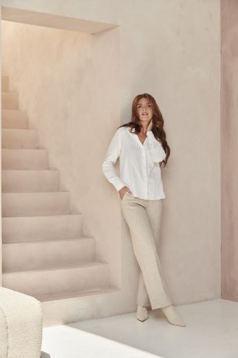 Picture of Tall Women Pants Herringbone Ton-in-Ton L36 Inches