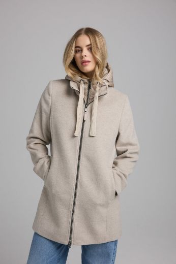 Picture of Tall Women Wool Jacket Vest Effect Extra Long