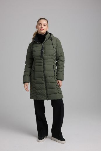 Picture of Tall Women's Rainwear Fake Down Coat Extra Long