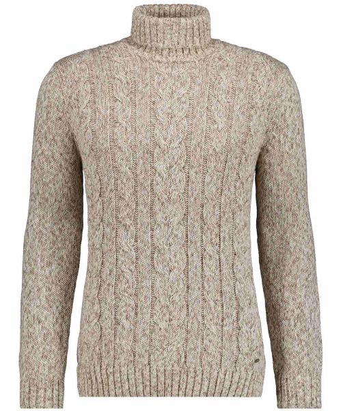 Zeige Details für Tall Herren Strickpullover Rollkragen Zopfmuster Bild von Tall Herren Strickpullover Rollkragen Zopfmuster