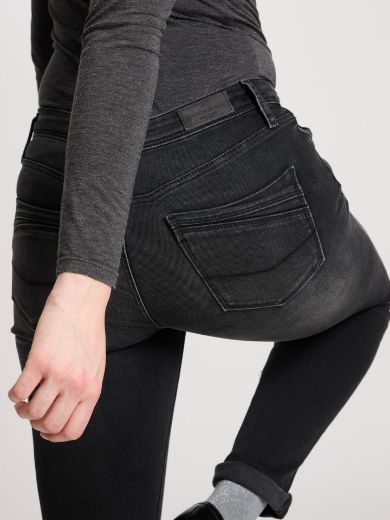 Image de Tall Femmes Jean Anya Slim Fit Longueur L34 et L36 Pouces, anthracite
