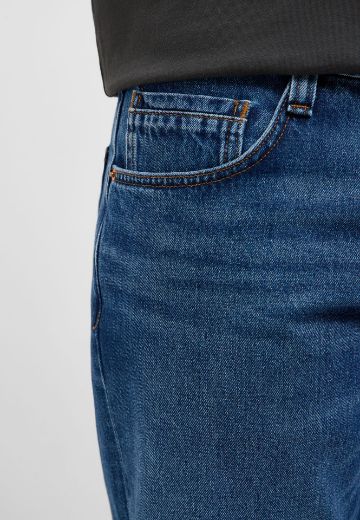 Picture of Tall Men Jeans Denver Straight Loose Fit L38 Inch, denim blue washed