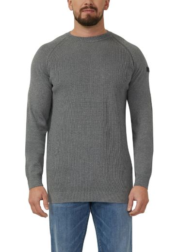 Bild von Tall Herren Strickpullover Raglan Extra Lang