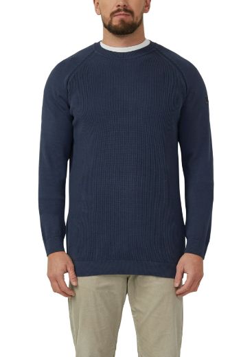 Bild von Tall Herren Strickpullover Raglan Extra Lang