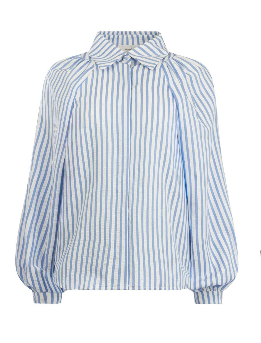 Image de Tall Femme Blouse Lexie Rayures Seersucker Extra Longue