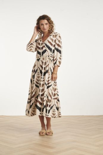 Bild von Tall Damen Sommerkleid Midi Gemustert