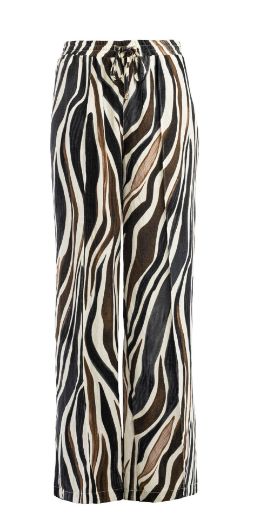 Picture of Tall Women Summer Trouser Zebra Print Woven