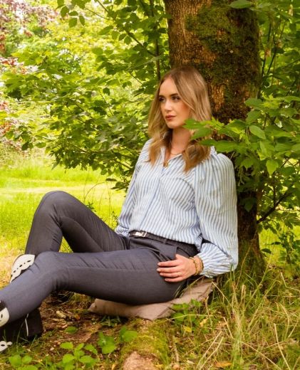 Image de Tall Femme Blouse Lexie Rayures Seersucker Extra Longue