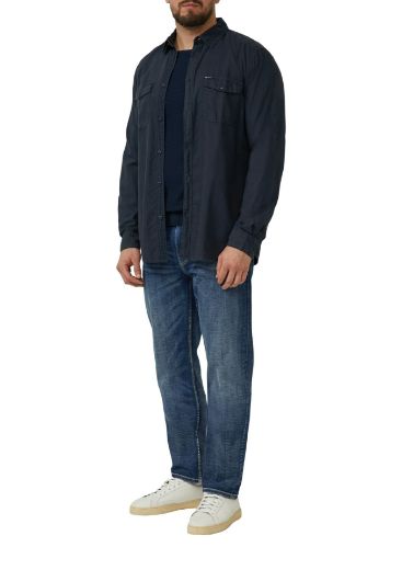 Image de Tall Hommes Pull Maille Col Rond Extra Long