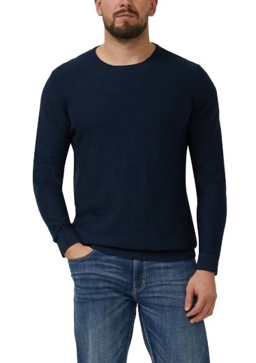 Image de Tall Hommes Pull Maille Col Rond Extra Long