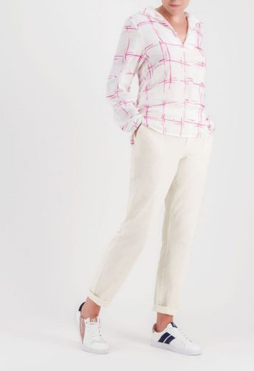 Image de Baumwolle Chino Hose, offwhite