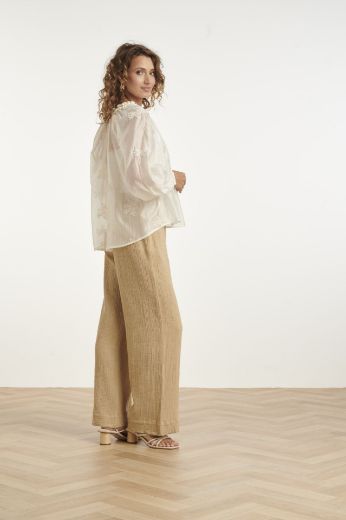 Image de Tall femme Chemisier transparent avec broderies