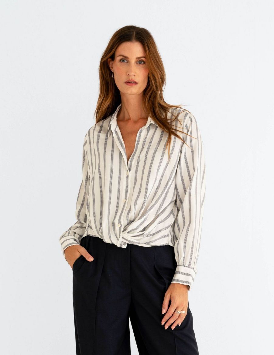 Bild von Tall Damen Bluse Sense Striped