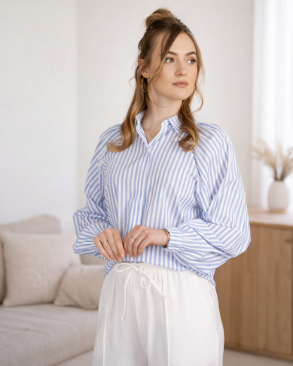 Picture of Tall Women Blouse Lexie Seersucker Stripe