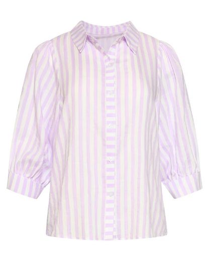 Image de Femmes Chemisier courtes rayé