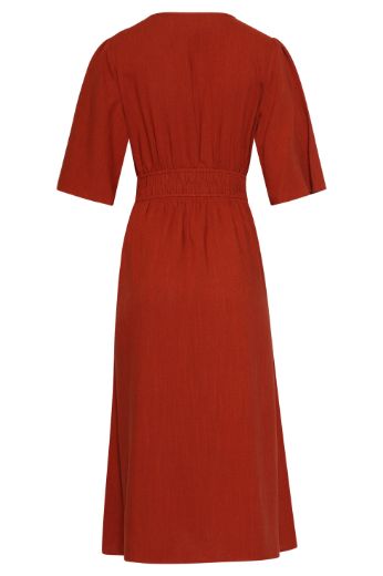 Bild von Tall Damenkleid Midi, terracotta