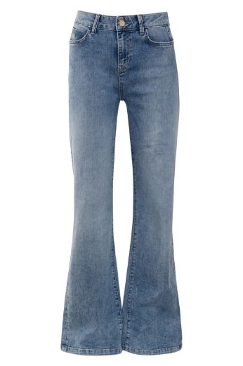 Picture of Tall Women Jeans Shirley Push-Up Semi-Wide Leg L34 & L36 Inch, light stone blue