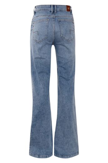 Picture of Tall Women Jeans Shirley Push-Up Semi-Wide Leg L34 & L36 Inch, light stone blue