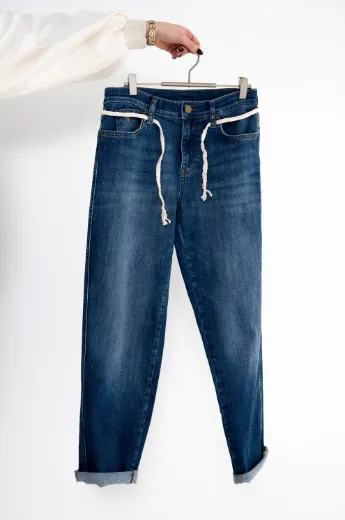 Bild von Tall Damen Jeans Diaz Carrot Fit L36 Inch, authentic blue