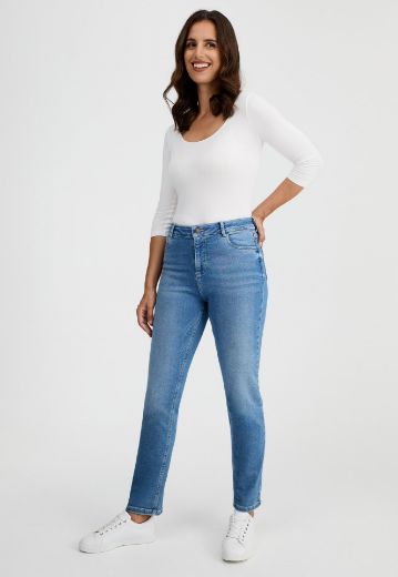 Picture of Tall Women Wonderjeans High Waist Straight L36/L37 Inches, authentic blue