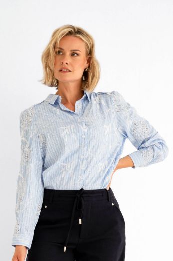Bild von Tall Damen Bluse Saigon Stickereien