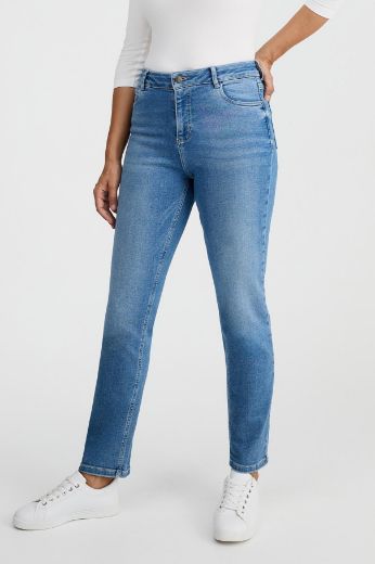 Image de Tall Femmes Wonderjeans High Waist Straight Longueur L36/L37 Inches, authentic blue