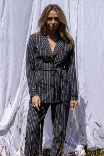 Picture of Tall Women Blazer Noah Dotted Pinstripe