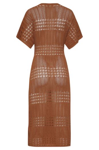 Bild von Damen Crochet Maxi Kleid