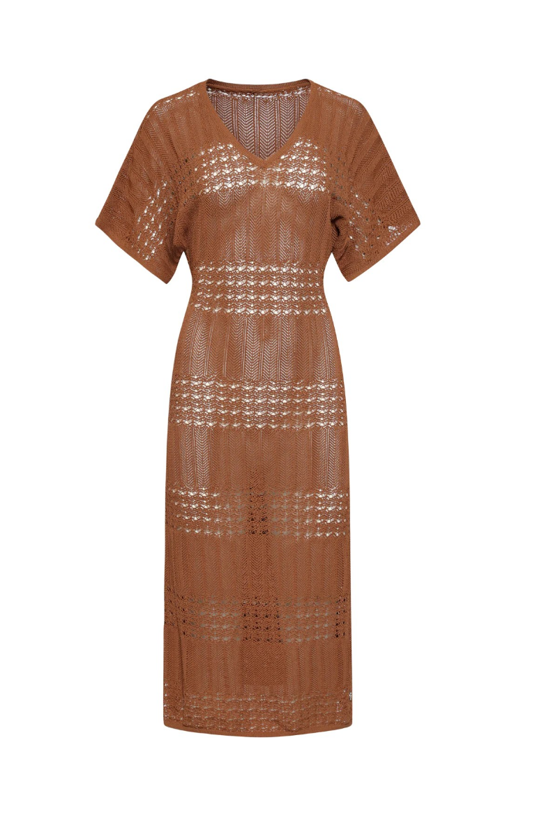Bild von Damen Crochet Maxi Kleid