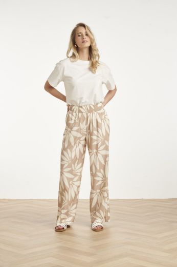 Picture of Tall Women Summer Trouser Leaf Pattern
