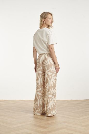 Picture of Tall Women Summer Trouser Leaf Pattern