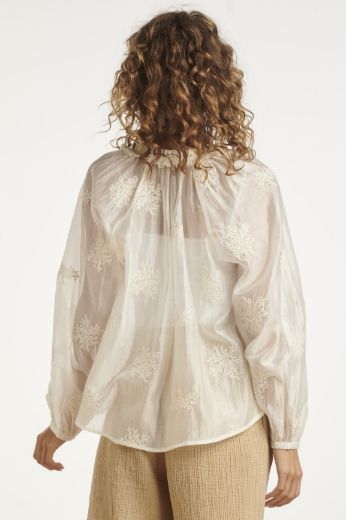 Image de Tall femme Chemisier transparent avec broderies
