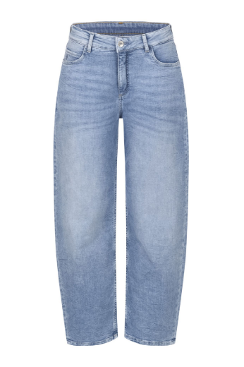 Image de Tall Femmes Jean Kaia Coupe cintrée L36 pouces, bleu botanique