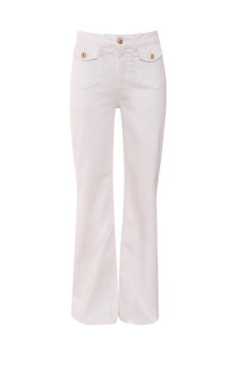 Picture of Tall Women Jeans Bobby Pocket Semi-Wide Leg L34 & L36 Inch, offwhite