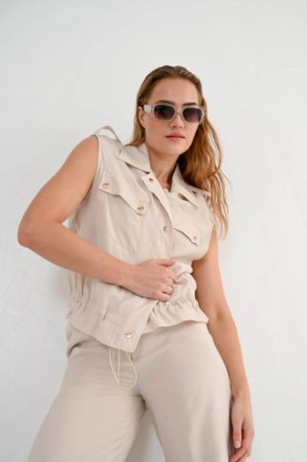 Bild von Tall Damen Gilet Teni Jacke Leichtstoff