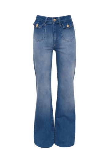 Bild von Tall Damen Jeans Bobby Pocket Semi-Wide Leg L34 & L36 Inch, bright blue