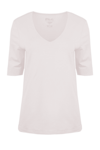 Picture of Tall Ladies T-Shirt V-Neck Half-Sleeve Extra Long